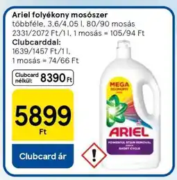 Tesco ARIEL Folyékony mosószer ajánlat