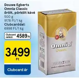 Tesco Douwe Egberts Omnia Classic őrölt-pörkölt kávé ajánlat