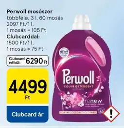 Tesco Perwoll mosószer ajánlat