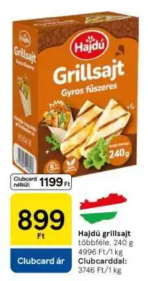 Tesco HAJDÚ GRILLSAJT ajánlat