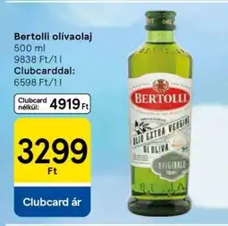 Tesco BERTOLLI OLÍVAOLAJ ajánlat