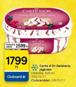 Tesco Carte d'Or Gelateria jégkrém ajánlat