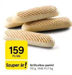 Tesco Grillcsíkos panini ajánlat