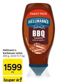 Tesco Hellmann's barbecue-szósz ajánlat