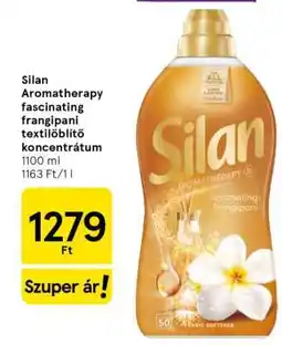 Tesco Silan Aromatherapy fascinating frangipani textilöblítő koncentrátum ajánlat