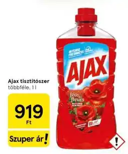 Tesco Ajax tisztítószer ajánlat