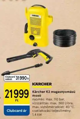 Tesco Kärcher K2 magasnyomású mosó ajánlat