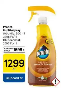 Tesco Pronto tisztítóspray ajánlat