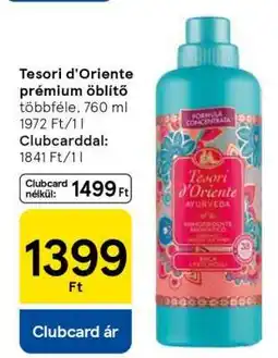Tesco Tesori D'Oriente prémium öblítő ajánlat