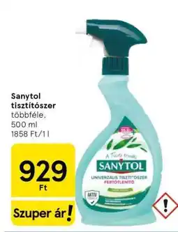 Tesco Sanytol tisztítószer ajánlat