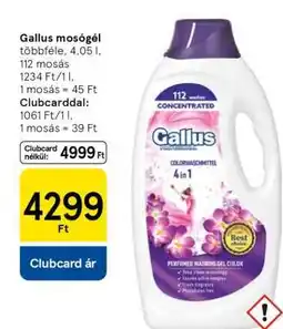 Tesco Gallus mosógél ajánlat