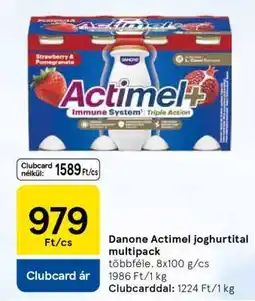 Tesco Danone Actimel joghurtital multipack ajánlat