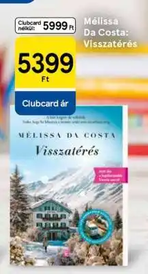 Tesco Mélissa Da Costa: Visszatérés ajánlat