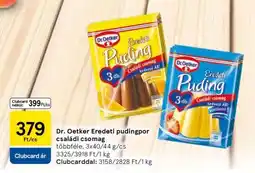 Tesco Dr. Oetker Eredeti pudingpor családi csomag ajánlat