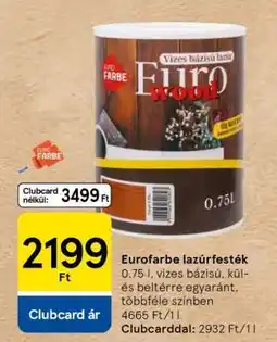 Tesco Eurofarbe lazúrfesték ajánlat