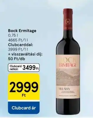 Tesco BOCK Ermitage ajánlat