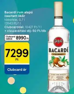 Tesco Bacardi rum alapú ízesített likőr ajánlat
