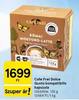 Tesco Cafe Frei Dolce Gusto kompatibilis kapszula ajánlat