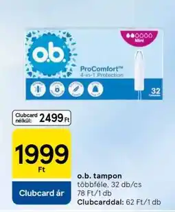 Tesco O.B. TAMPON ajánlat