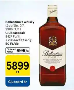 Tesco Ballantine's Whisky ajánlat