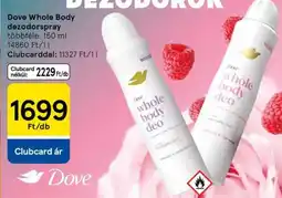 Tesco Dove Whole Body dezodorspray ajánlat