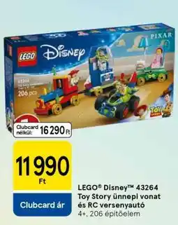 Tesco LEGO Disney 43264 Toy Story ünnepi vonat és RC versenyautó ajánlat