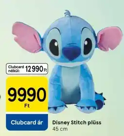 Tesco Disney Stitch plüss ajánlat