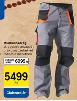 Tesco Munkásnadrág ajánlat
