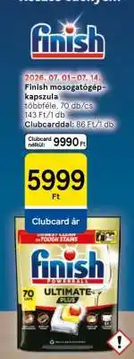 Tesco FINISH Mosogatógép kapszula ajánlat