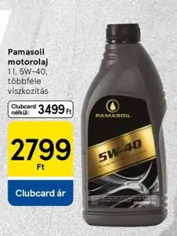 Tesco Pamasoil motorolaj ajánlat