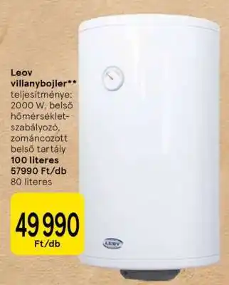 Tesco Leov villanybojler ajánlat