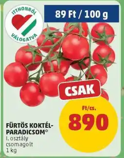 PENNY Fürtös koktélparadicsom ajánlat