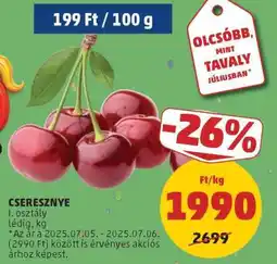 PENNY Cseresznye ajánlat