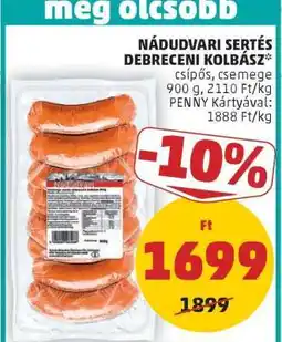 PENNY Nádudvari Sertés Debreceni Kolbász ajánlat