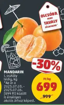 PENNY Mandarin ajánlat