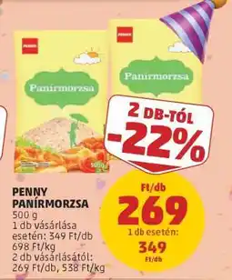 PENNY PENNY PANÍRMORZSA ajánlat