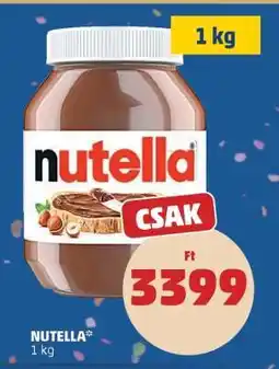 PENNY Nutella ajánlat