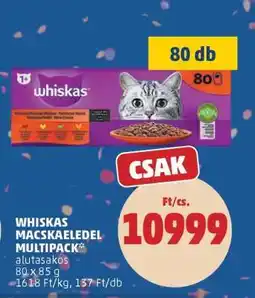 PENNY Whiskas Macskaeledel Multipack ajánlat