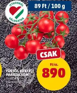 PENNY Fürtös koktélparadicsom ajánlat