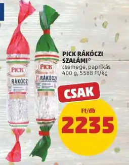 PENNY PICK Rákóczi szalámi ajánlat