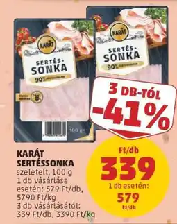 PENNY KARÁT Sertéssonka ajánlat