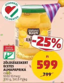PENNY Zöldségeskert Ecetes Almapaprika ajánlat