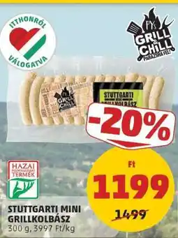 PENNY STUTTGARTI MINI GRILLKOLBÁSZ ajánlat