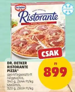 PENNY DR. OETKER Ristorante pizza ajánlat