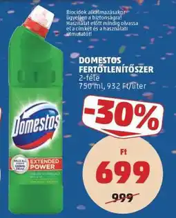 PENNY DOMESTOS Fertőtlenítőszer ajánlat