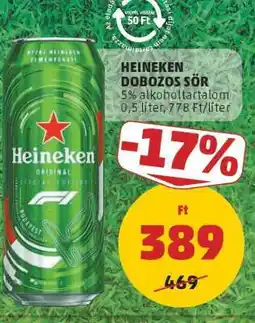 PENNY Heineken Dobozos Sör ajánlat