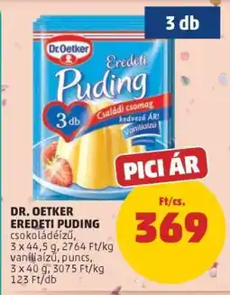 PENNY Dr. Oetker Eredeti Puding ajánlat