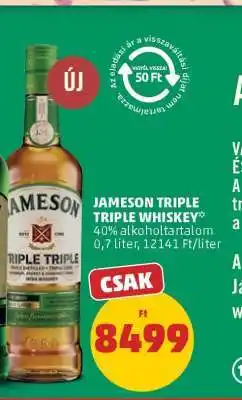 PENNY JAMESON Triple Triple whiskey ajánlat