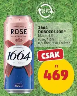 PENNY 1664 DOBOZOS SÖR ajánlat
