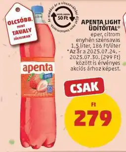 PENNY Apenta Light Üdítőital ajánlat